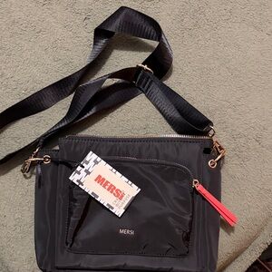 Mersi Black Crossbody Bag